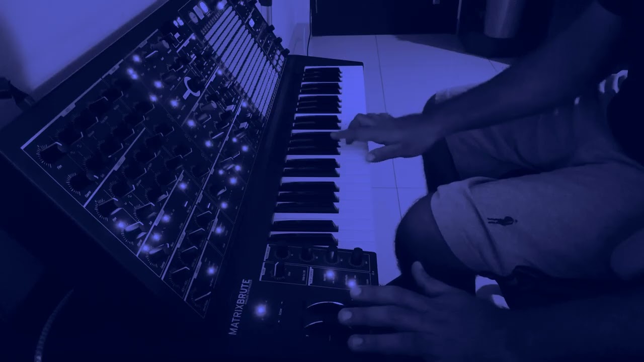 Regret #9 Moog solo on a matrix brute 