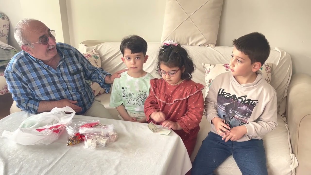 2022 RAMAZAN BAYRAMI. TORUNLARLA BAYRAMLAŞMA MERASİMİ.