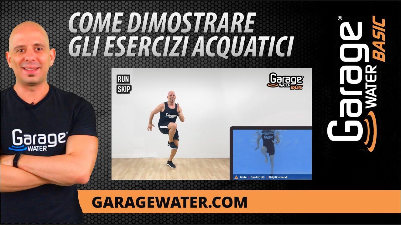 Come dimostrare gli esercizi acquatici sul bordo vasca | Garage Water® BASIC
