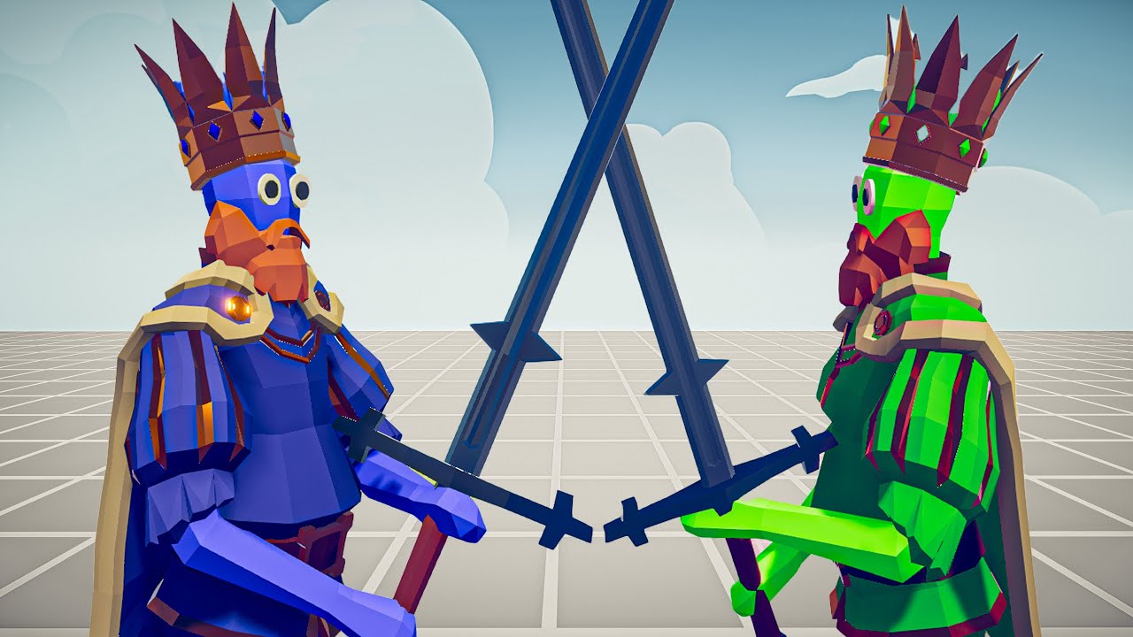 CROSS SWORDS! KING vs EVERY UNIT | TABS - Totally Accurate Battle Simulator