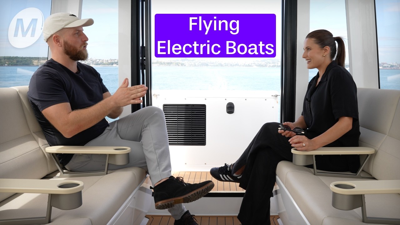 Could This Electric HydroFoiling Boat be the Ocean's Tesla?