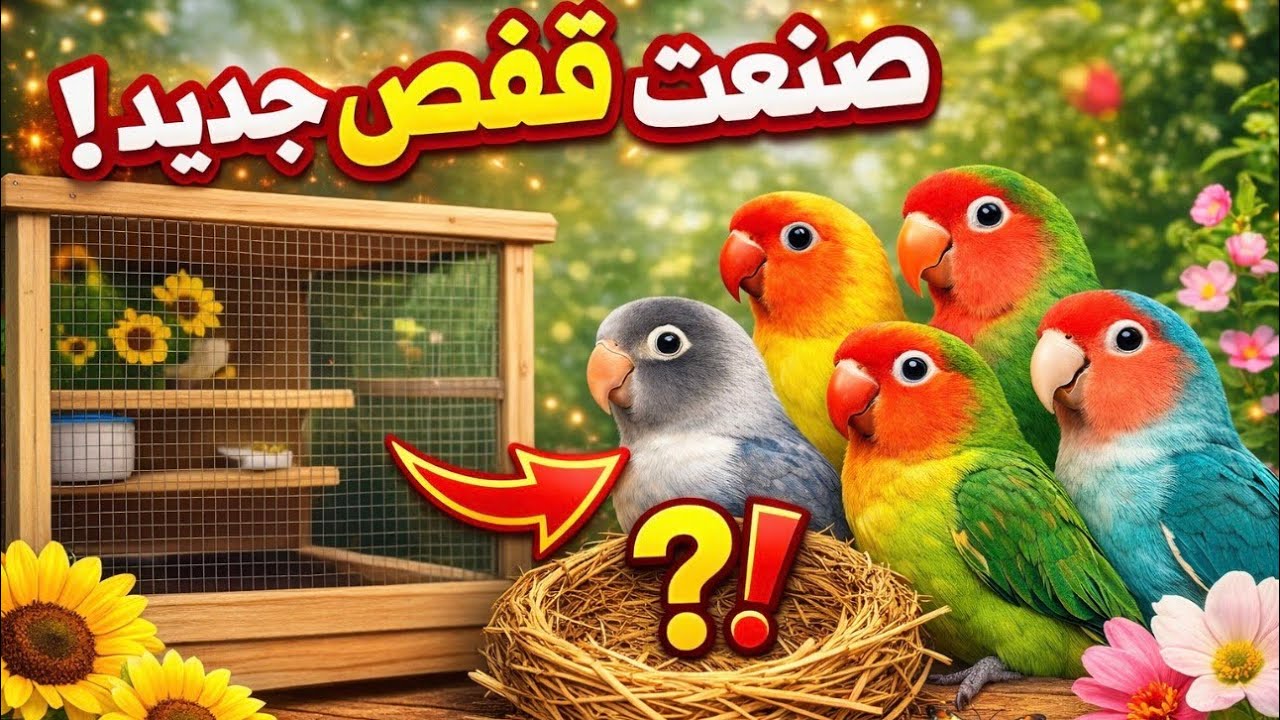 صنعت اصغر مسرح في العالم للطيوري🦜😍