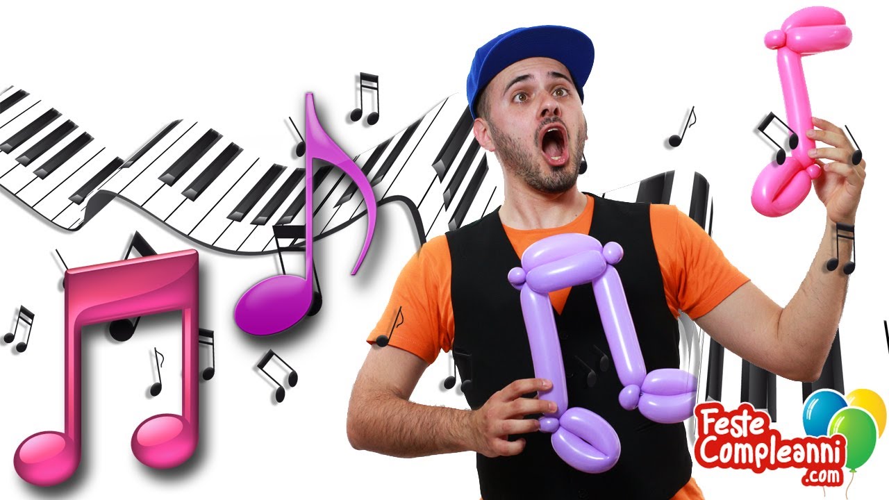Palloncino Nota Musicale -Tutorial Balloon Art