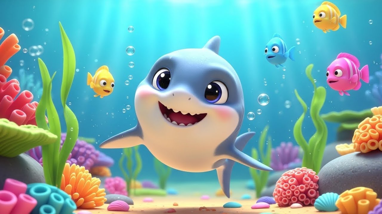 Baby Shark Explores the Sea 🦈🐢 | Calm Toddler Song