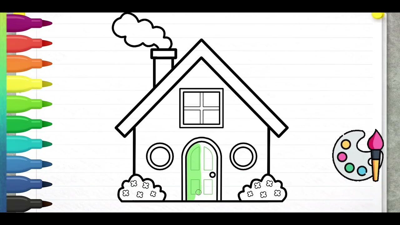 How to Draw a Cute House | Kawaii Art