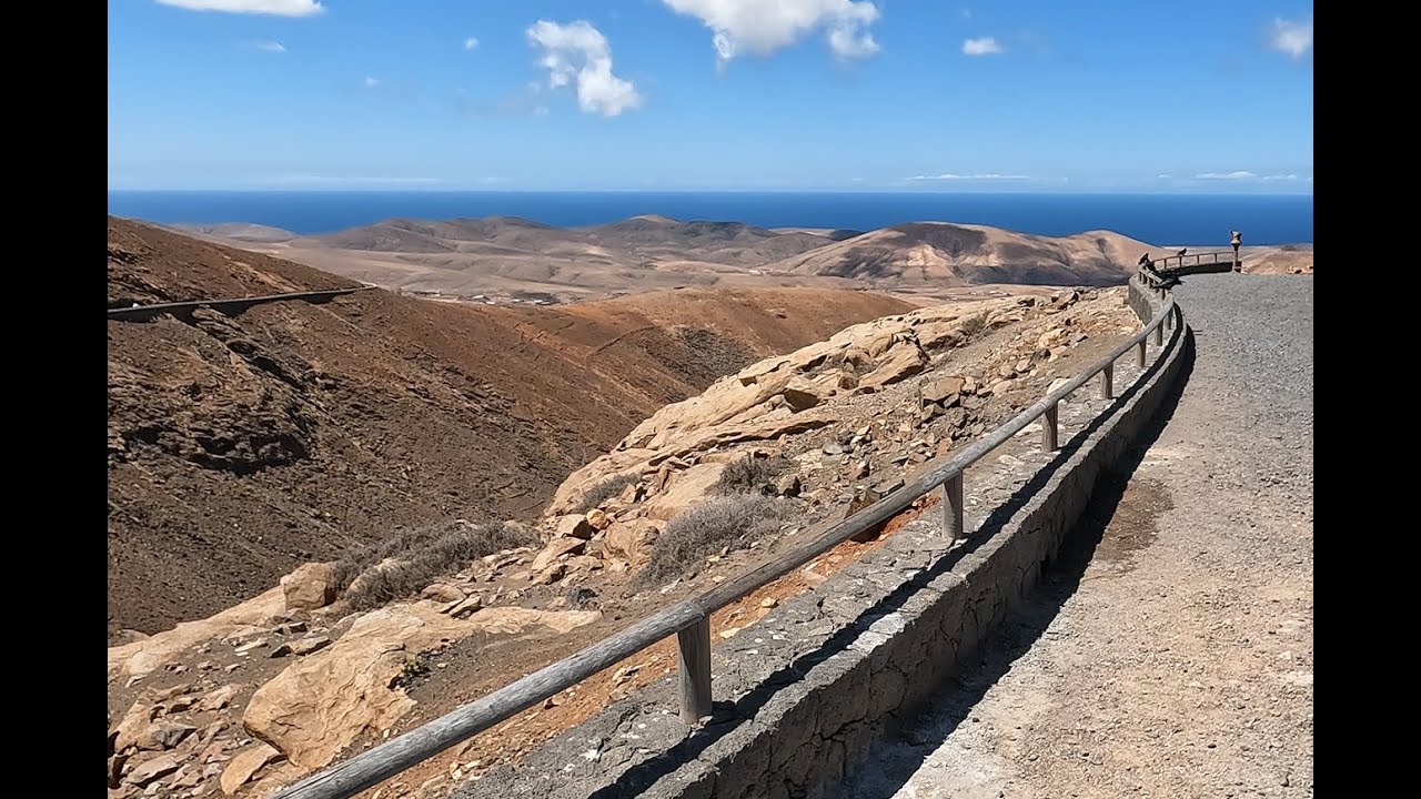 Fuerteventura Cycling. Mirador del Risco de las Peñas to Pájara, Sept 22. 4K