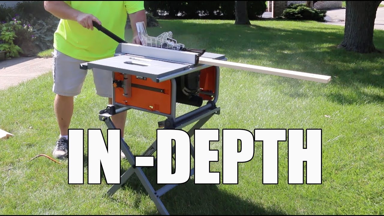 RIDGID Table Saw R4517 - Review
