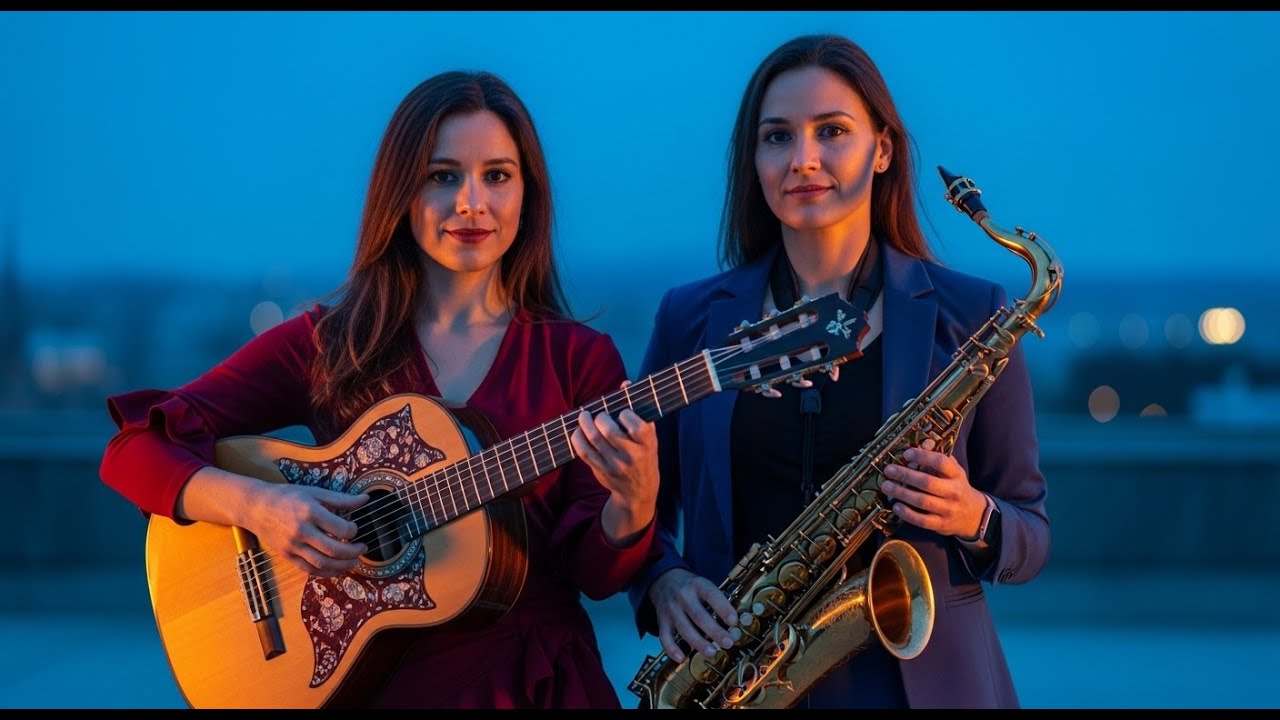 Flamenco & Saxophone — Smooth Blue Hour Fusion