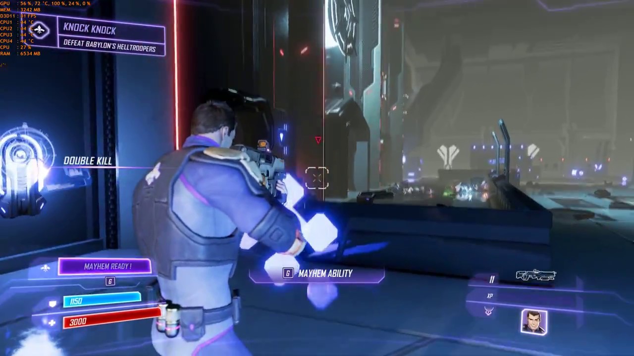 Agents Of Mayhem 4K I7 6800k GTX 1080