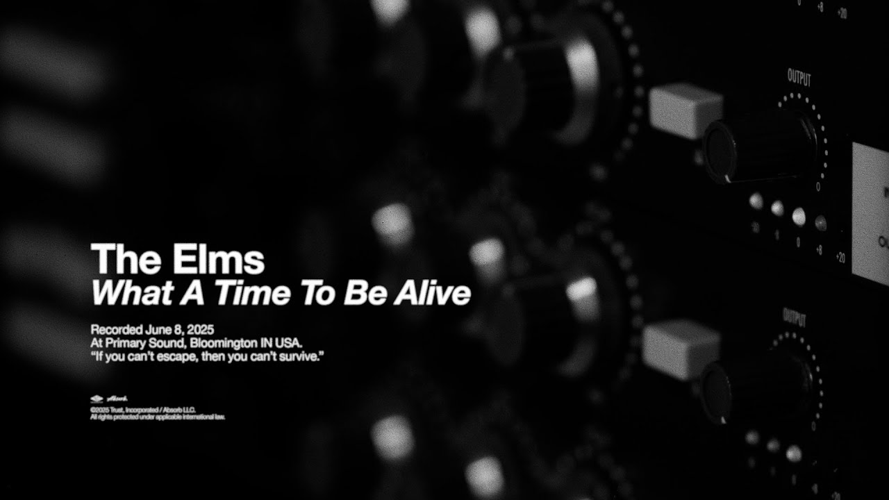 THE ELMS - What A Time To Be Alive (Official Lyric Video)