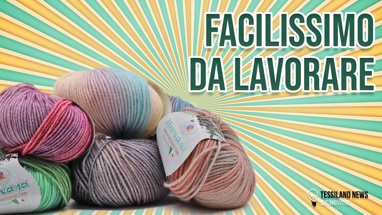 Tessiland NEWS - NIRVANA: Il Soffilo Magico - 8 Tonalità in 1 Filo! 🧶✨ #MadeInItaly