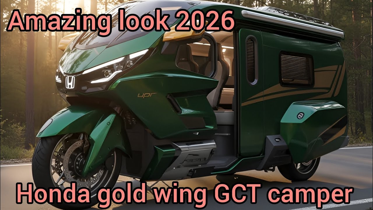 รีวิว 2026 Honda Gold Wing GCT Camper มอเตอร์ไซค์ทัวริ่งพร้อมแคมเปอร์สุดล้ำ