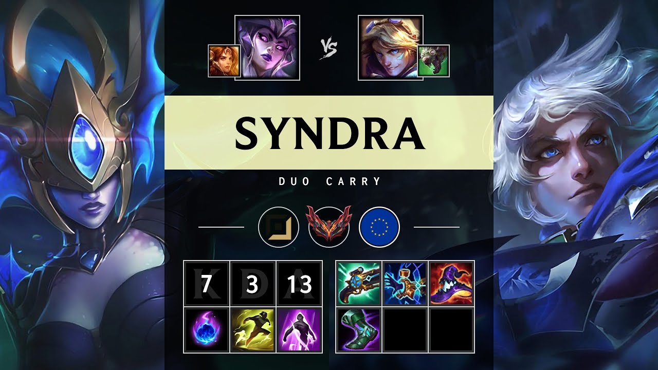 Syndra Carry vs Ezreal - EUW Grandmaster Patch 25.11
