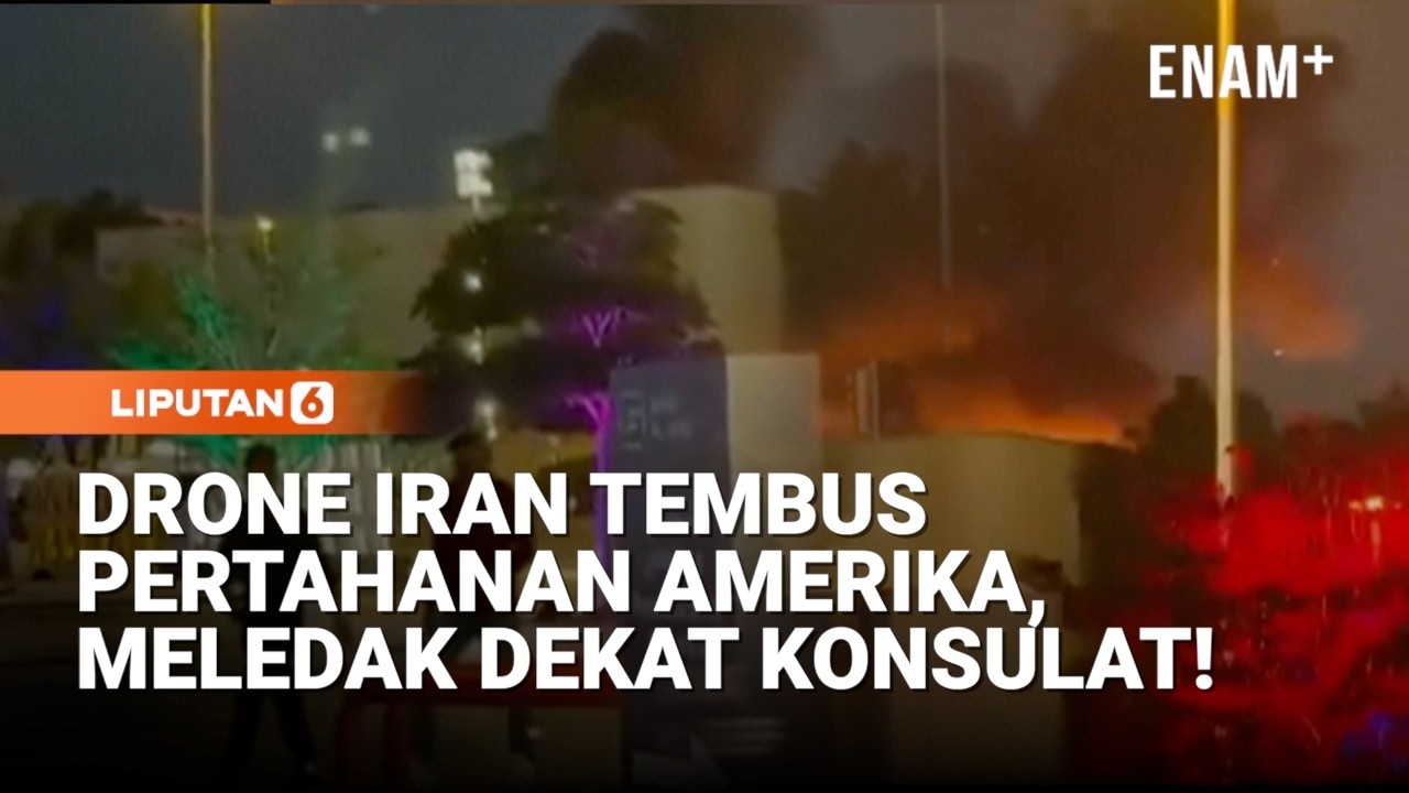 Drone Iran Tembus Sistem Perlindungan, Hantam Area Konsulat AS Di Dubai | Liputan6