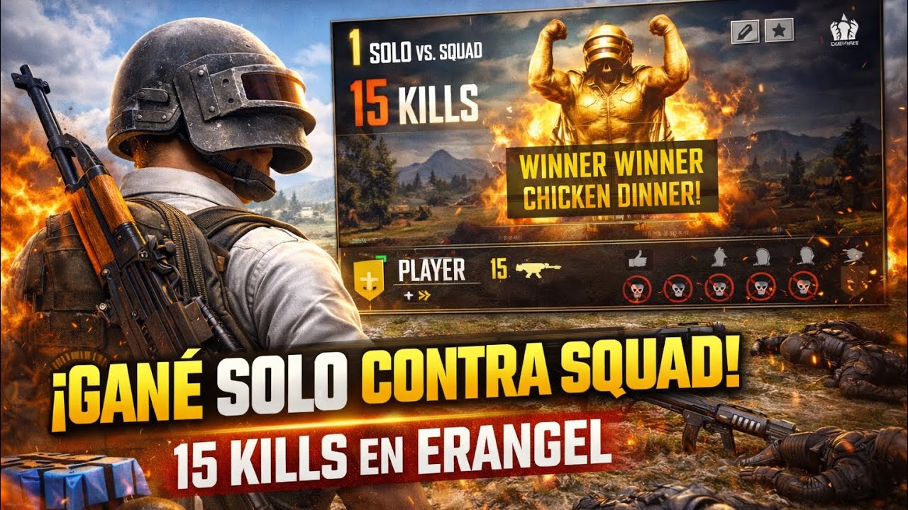 SOLO vs SQUAD en ERANGEL con +15 KILLS