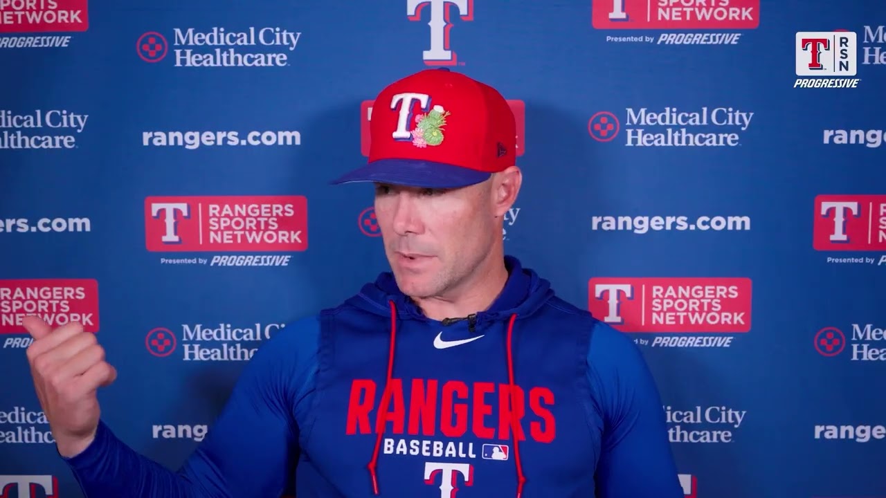 2026 Texas Rangers Spring Training Media Session (Feb. 26): Skip Schumaker