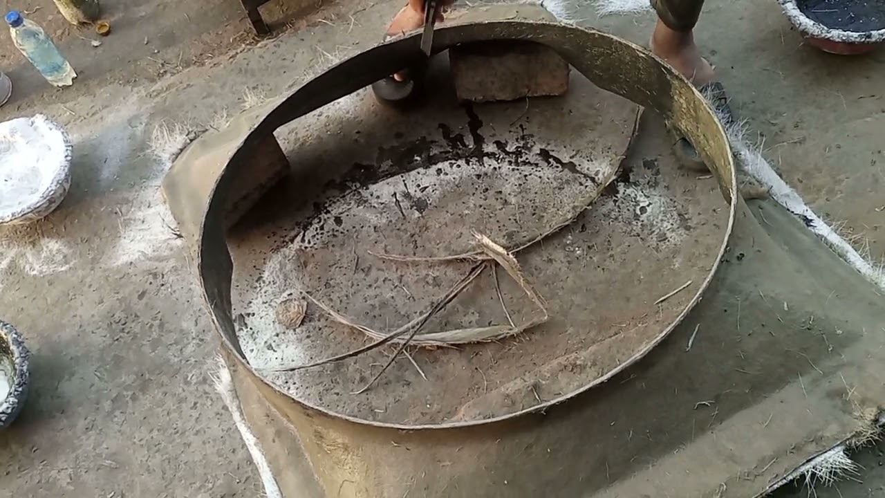 How to make a back cover for a radiator fan ||