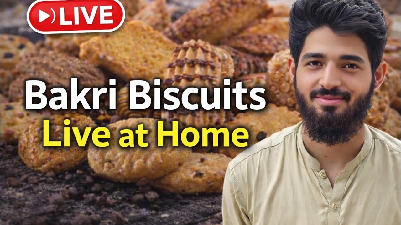 How to Make Bakri Biscuits at Home | Live Goat Feed