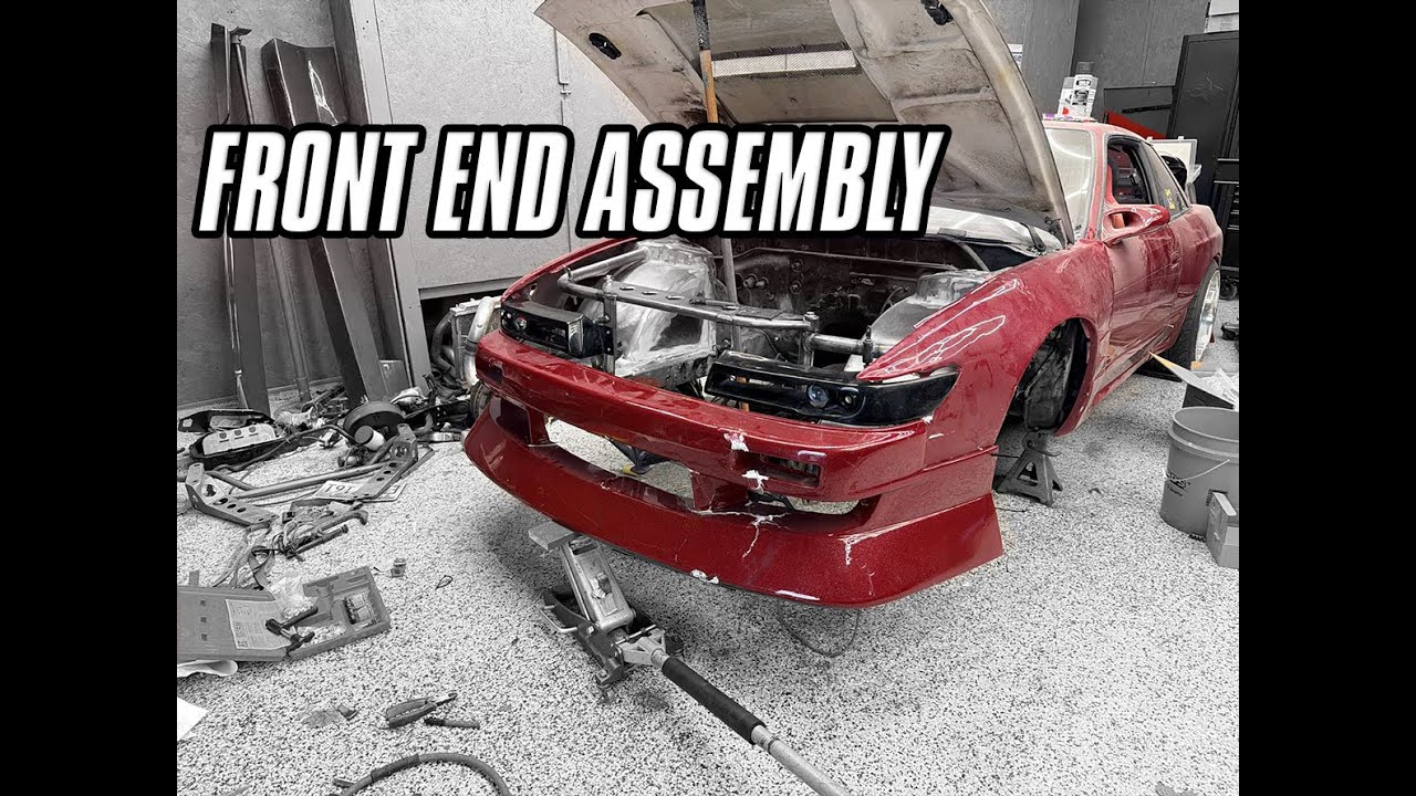 Finishing the S13 Tube Front! Combat Eyes, Bash Bar & Bumper Installed 🔧💥