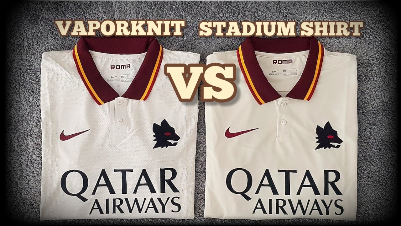 2020/21 AS Roma Authentic vs Replica Review & Size info