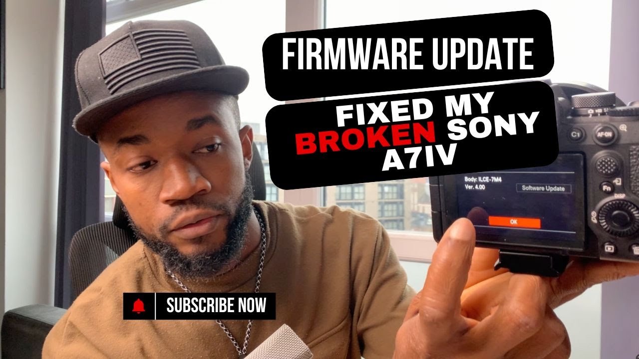 Firmware Update  Fixed My Broken Camera. | Black Screen Fixed