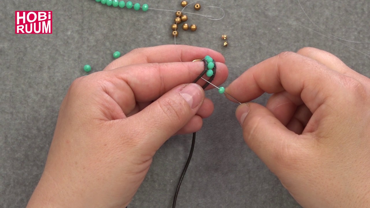 Wrap İp Bileklik Yapımı | Beaded Wrap Bracelet Tutorial #DIY #kendinyap