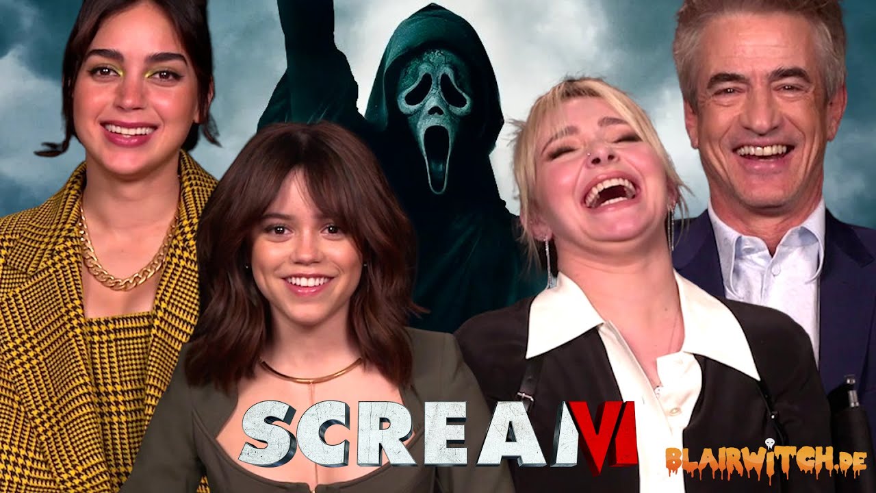 SCREAM 6 Cast Interviews | Jenna Ortega, Melissa Barrera, Hayden Panettiere & Dermot Mulroney