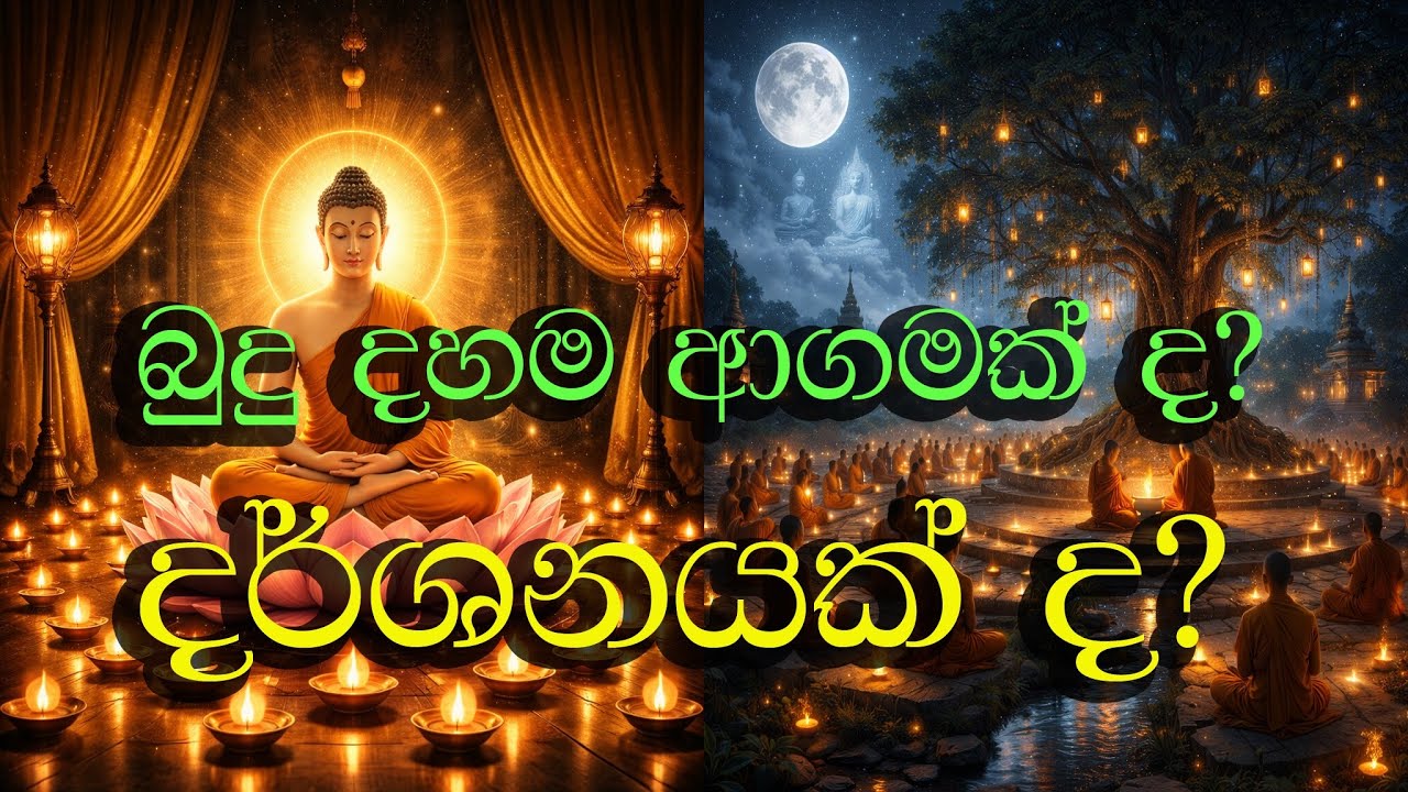 බුදු දහම ආගමක් ද? දර්ශනයක් ද?