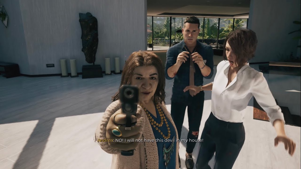 Entering Emma Jaunt&rsquo;s home - Dead Island 2 Cutscene