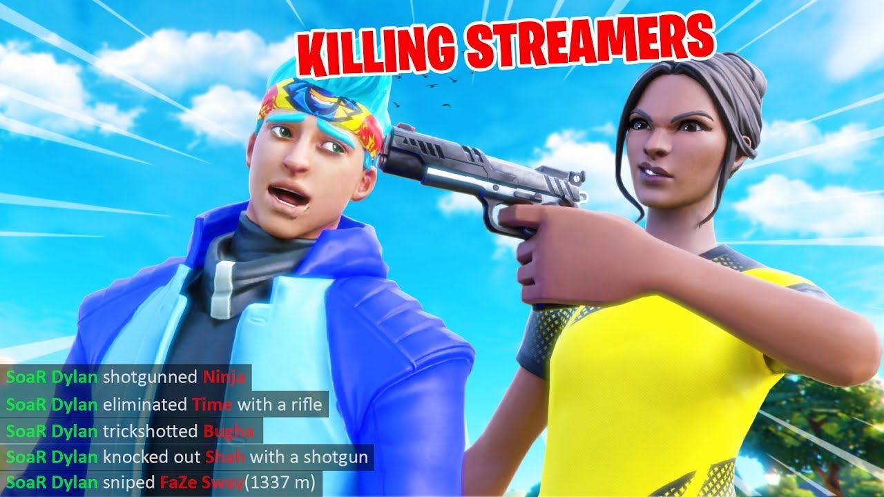 Killing FAMOUS Twitch Streamers! (with reactions)