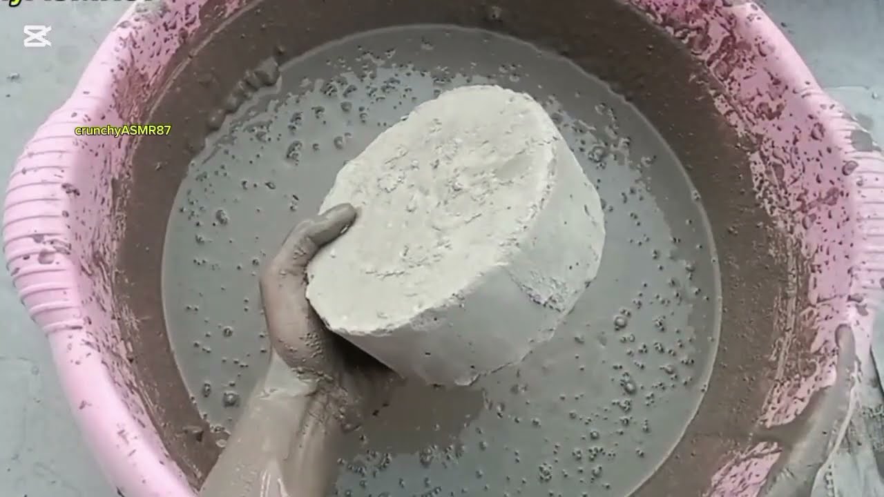 Pure yummy mud very soft water crumbling satisfying 🔥🔥