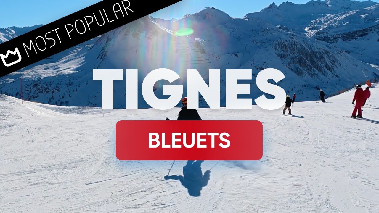 The most popular piste in Tignes? Bleuets (Red) , Tignes Ski Resort, France