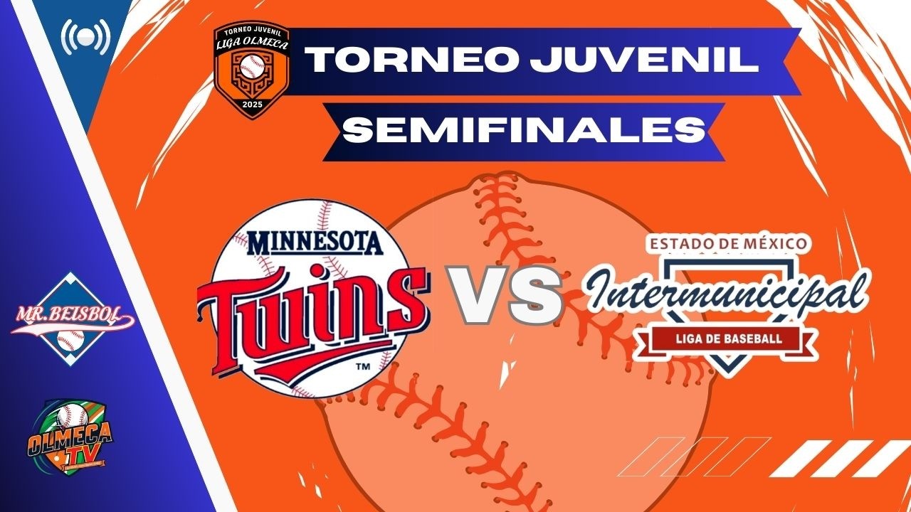 ⚾️ TWINS vs INTERMUNICIPAL  | TORNEO JUVENIL LIGA OLMECA SEMIFINALES