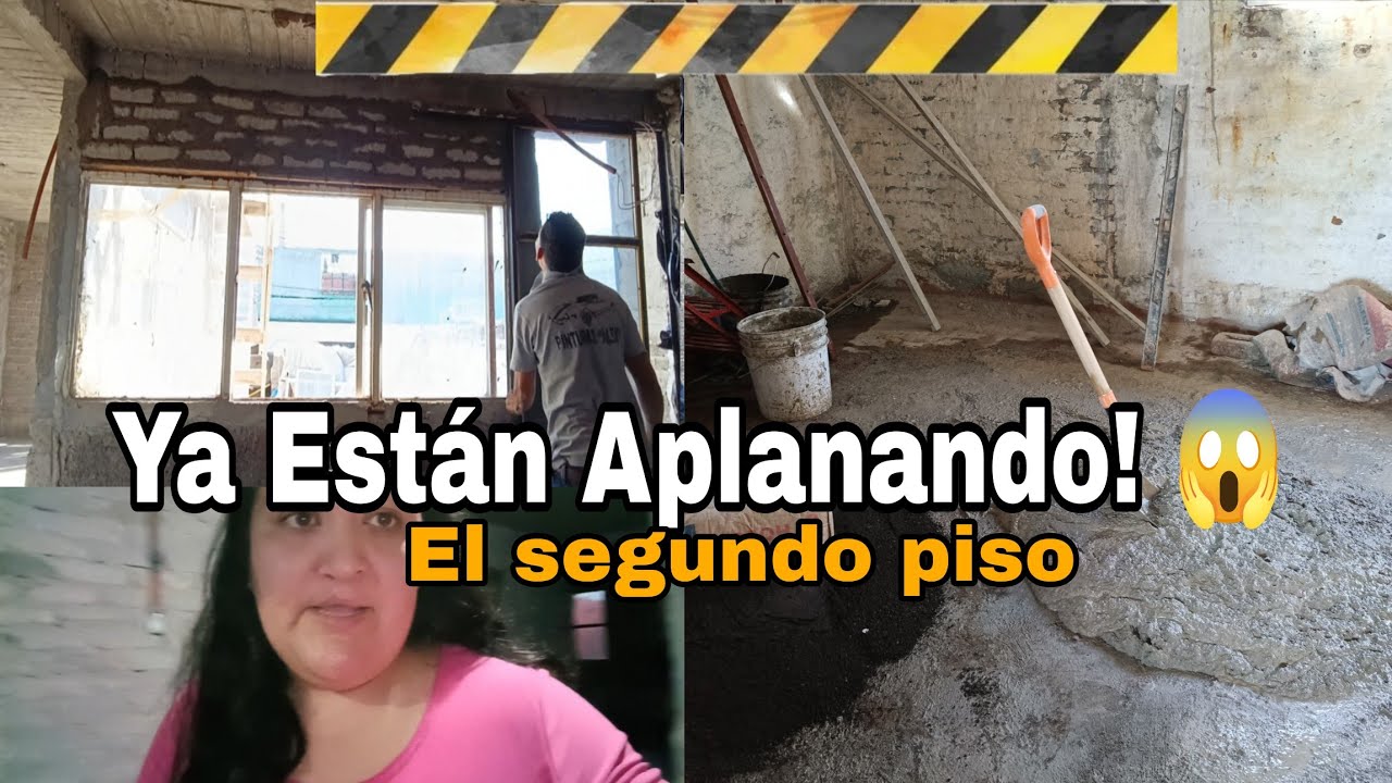 Comenzaron a Aplanar las habitaciones ⚡ Terminaron los muros que hacían falta #construccion #casa 