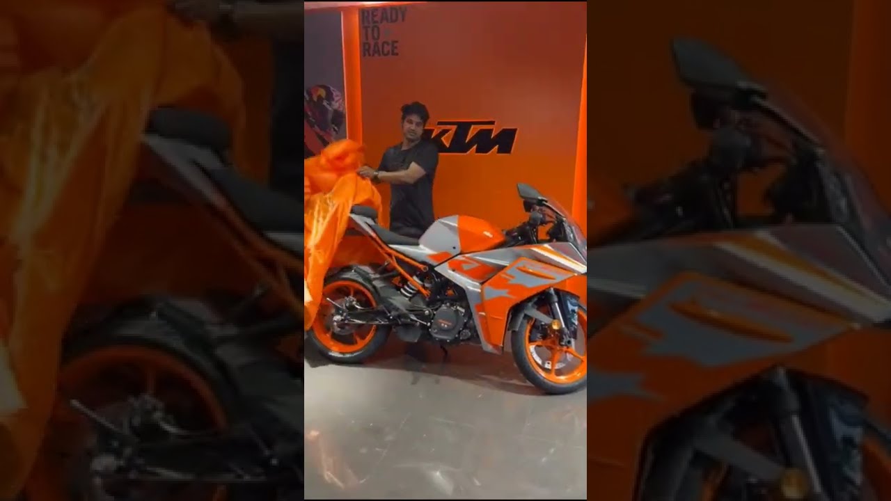 Taking delivery of KTM rc200 | Brother dream bike🥺😍 #shorts
