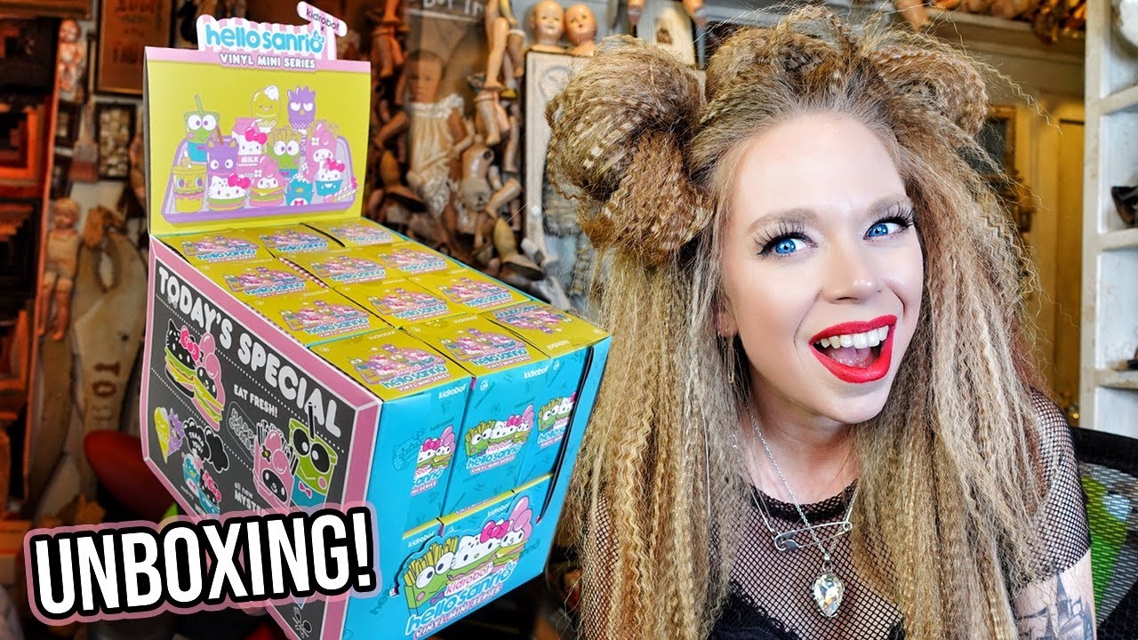Распаковываем очаровательные таинственные коробки с фастфудом Sanrio!