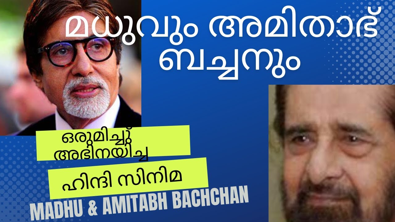 MADHU AND AMITHAB BACHAN