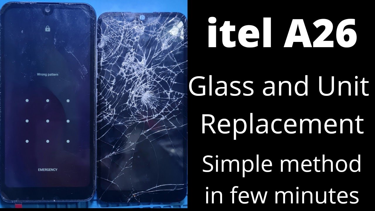 itel A26 Toch and Unit Replacement video Easy method #itel #tecno #touch #Replacement