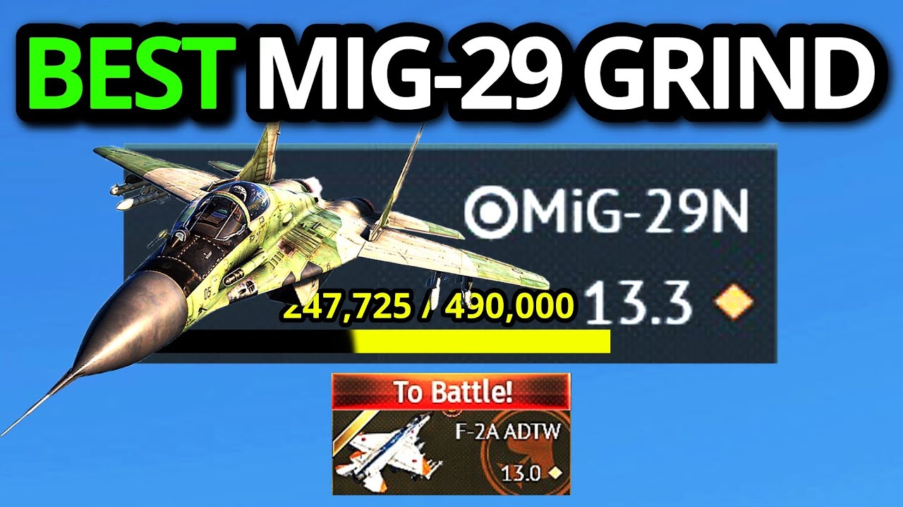 THE NEW BEST MIG-29 GRIND EXPERIENCE (it was kinda pain?)