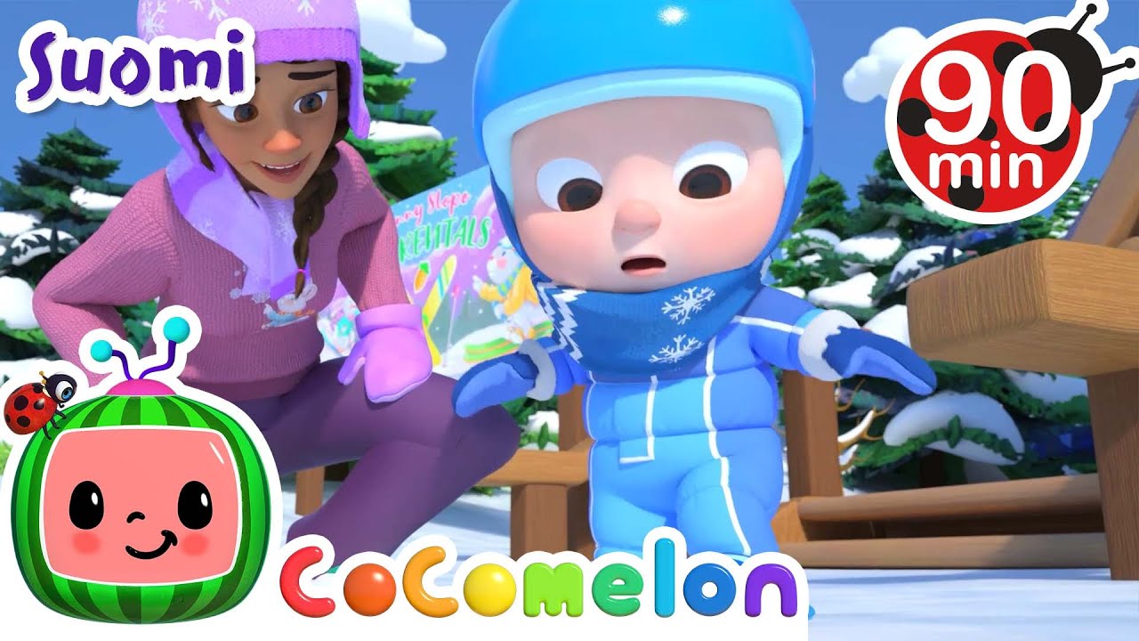 Hiihtolaulu | CoComelon Finnish | Kids Christmas Songs in Suomi | Suomalaisia sarjakuvia