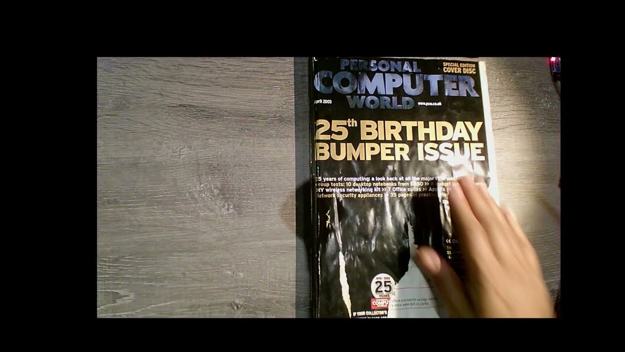 Memories and nostalgia - PCW 25th anniversary issue from 2003