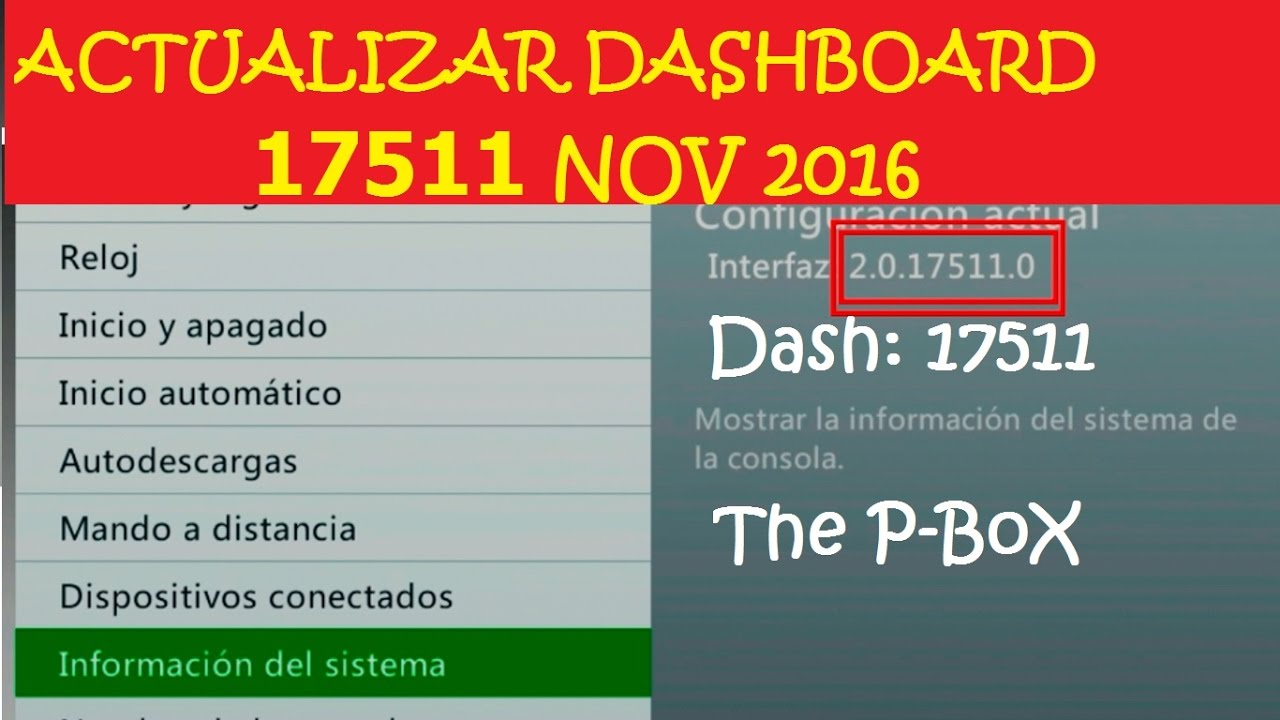 COMO ACTUALIZAR POR USB XBOX 360 CON RGH ACTUALIZACION 2.0.17511