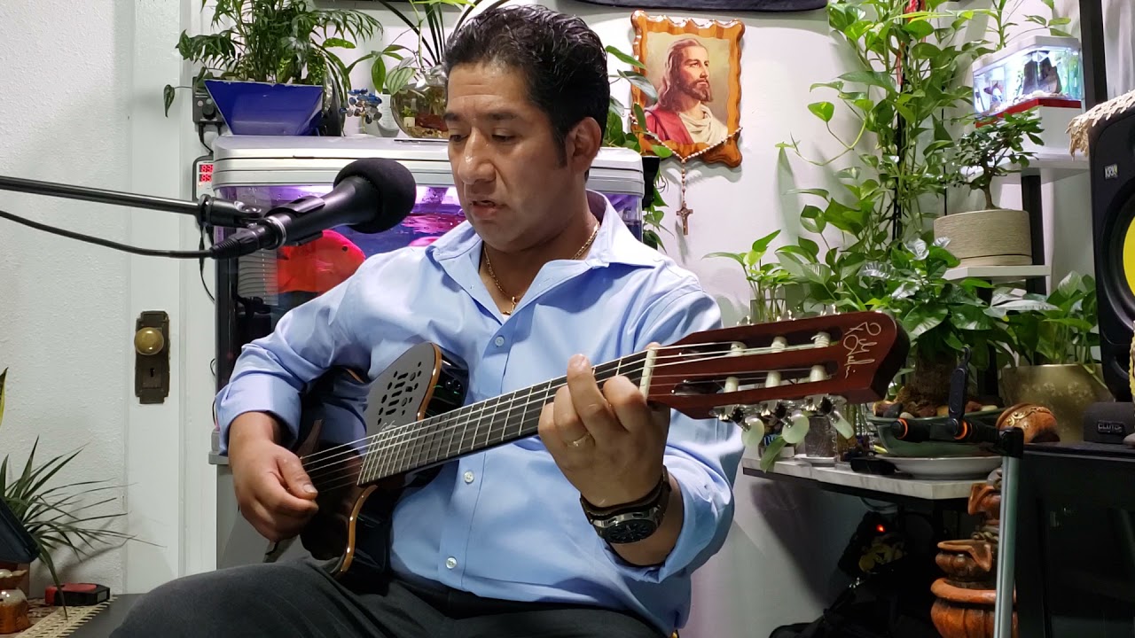Como no cantarte Maria en guitarra