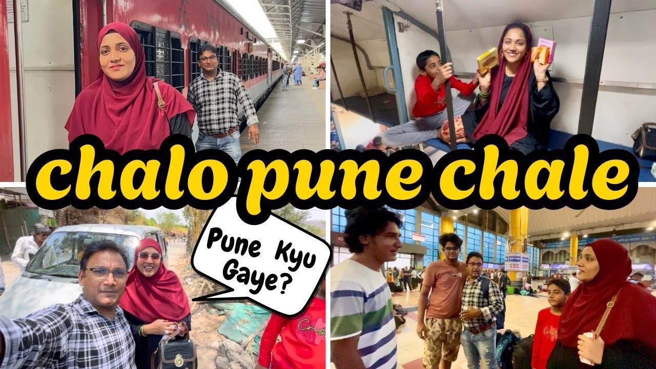 |• Chalo Pune Chale | 🚂 Mumbai To Pune Journey | Hum Pune Kyu Jaa Rahe Hai | Vlog 2025 •|