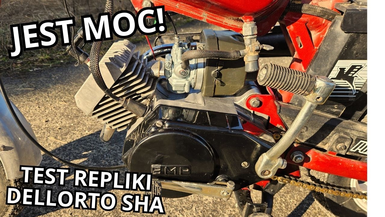 🏍️ Motorynka Romet + Nowy gaźnik - Replika Dellorto SHA 💪 JackMotors.pl