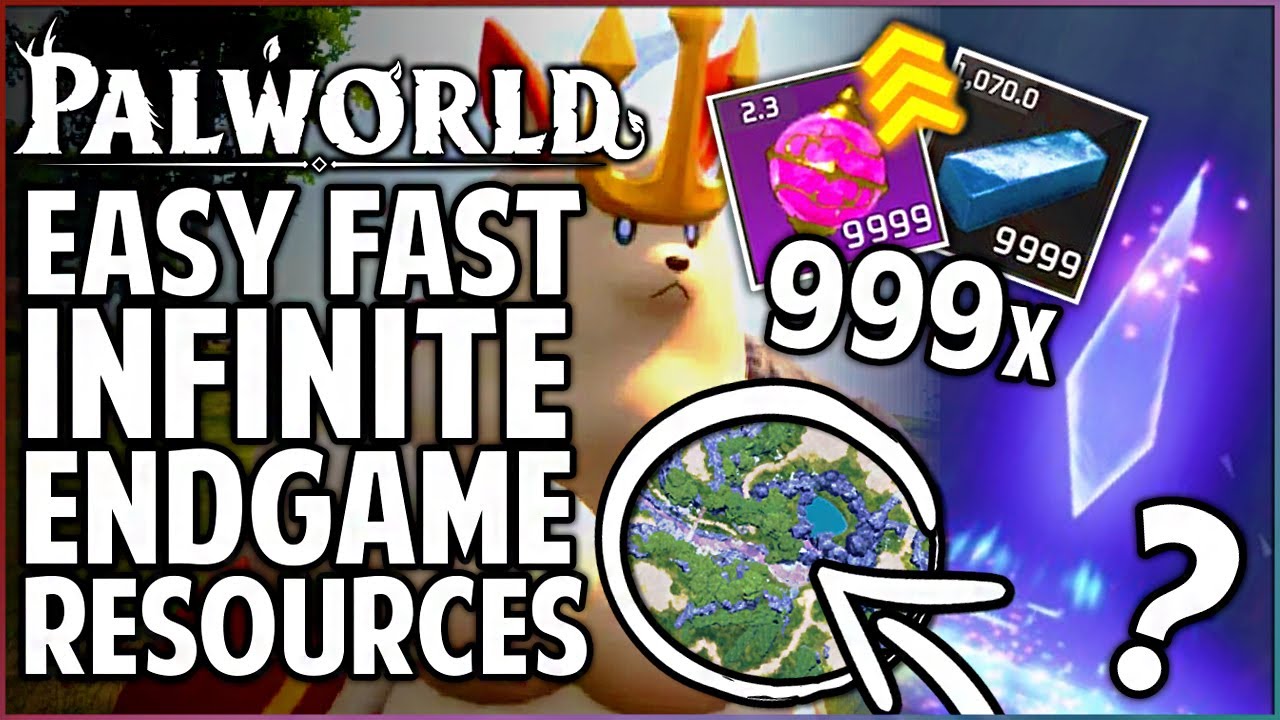 Palworld - How to Get INFINITE Pal Metal Ingot FAST & More - Best Resources Farm Trick & Pals Guide!