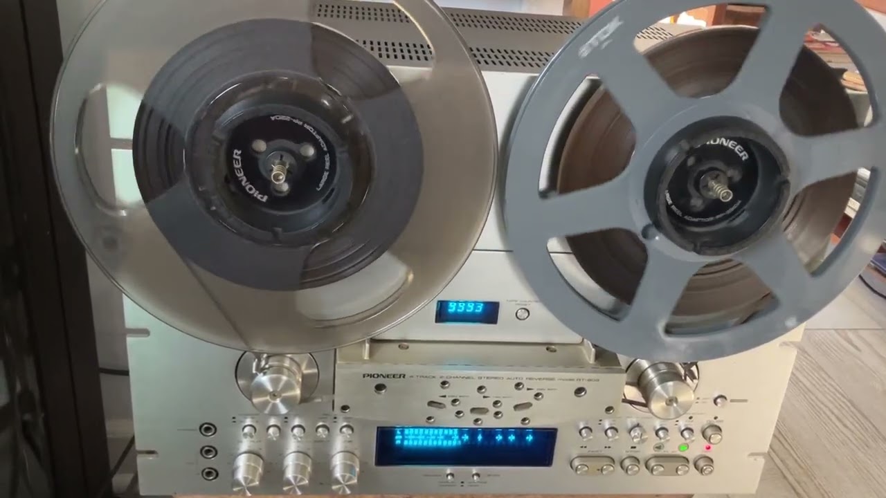 Pioneer RT 909 10.5 inch Auto Reverse reel to reel demo