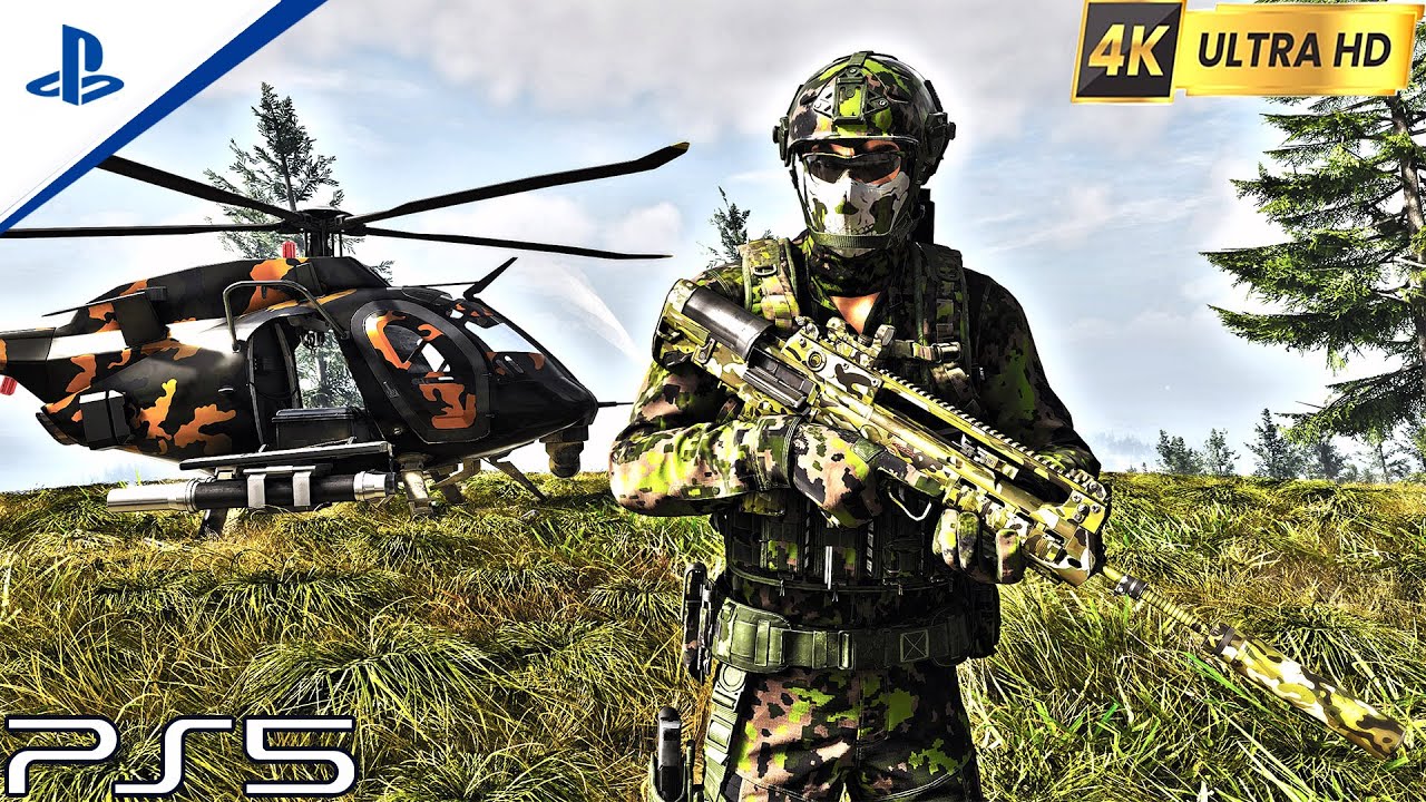 (PS5) Ghost Recon Breakpoint Helicopter Rescue hostages - Realistic GamePlay (4K 60FPS HDR)