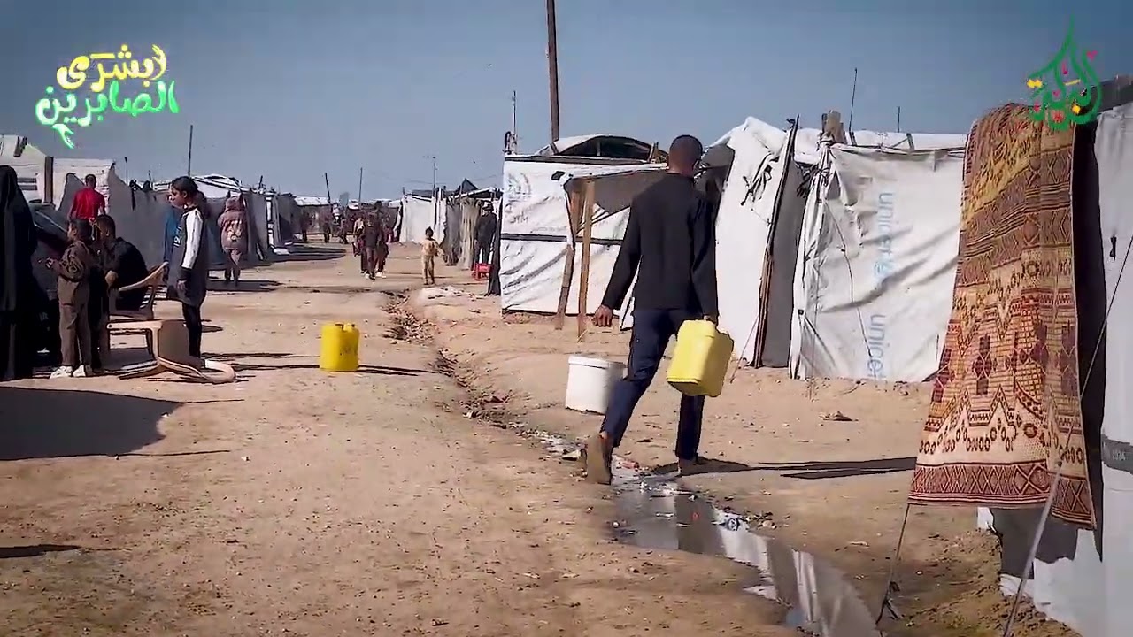 🔴البركة في اليوم 385 تنفذ سقيا الماء تبرع كريم من محسنين من ولاية تيارت بمواصي خان يونس.