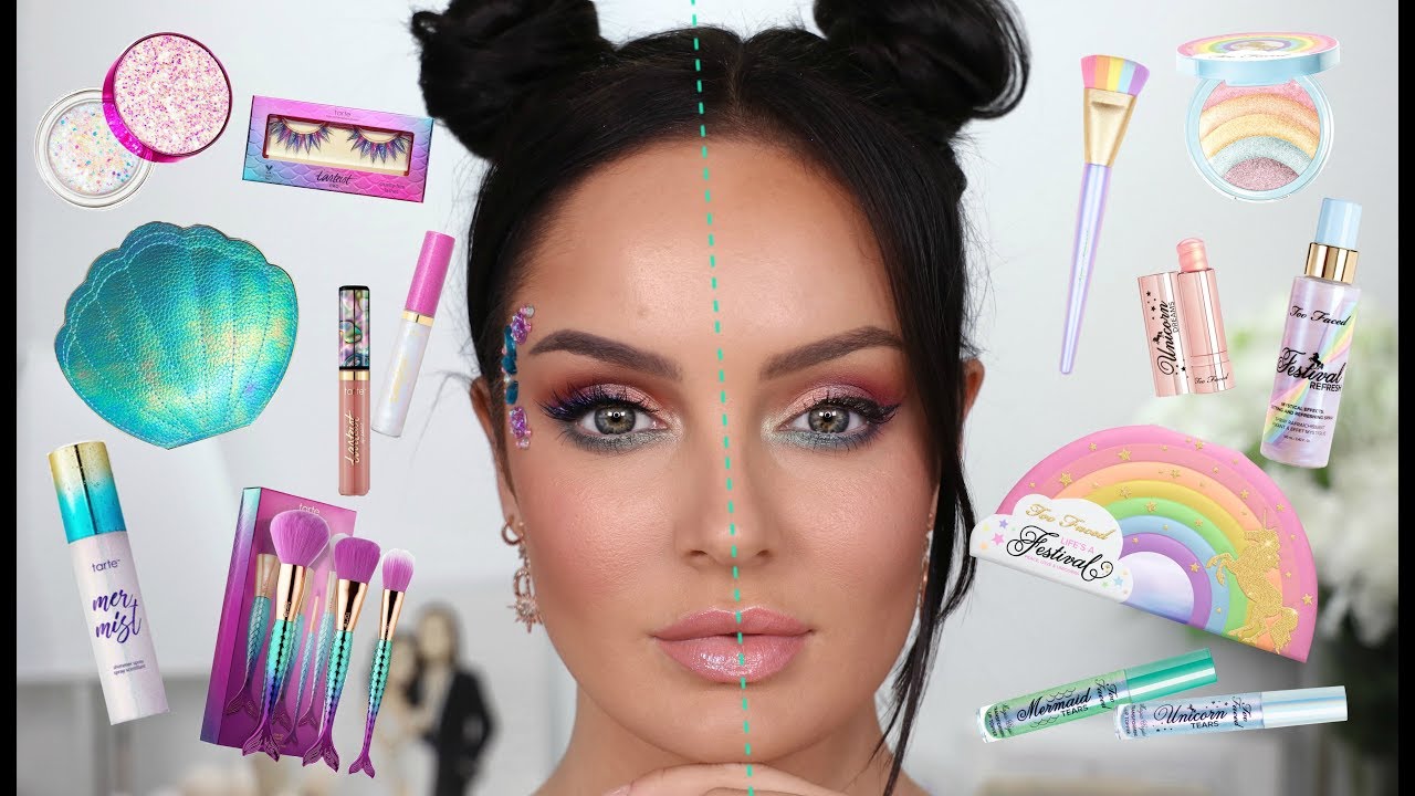 Макияж «Русалка» от Tarte против фестивальной коллекции Too Faced!